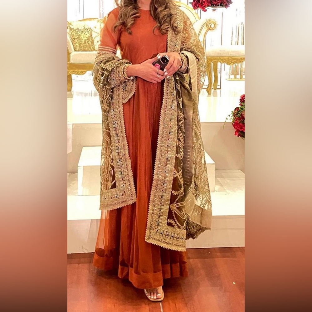 Baroque three piece Pakistani/Indian outfit